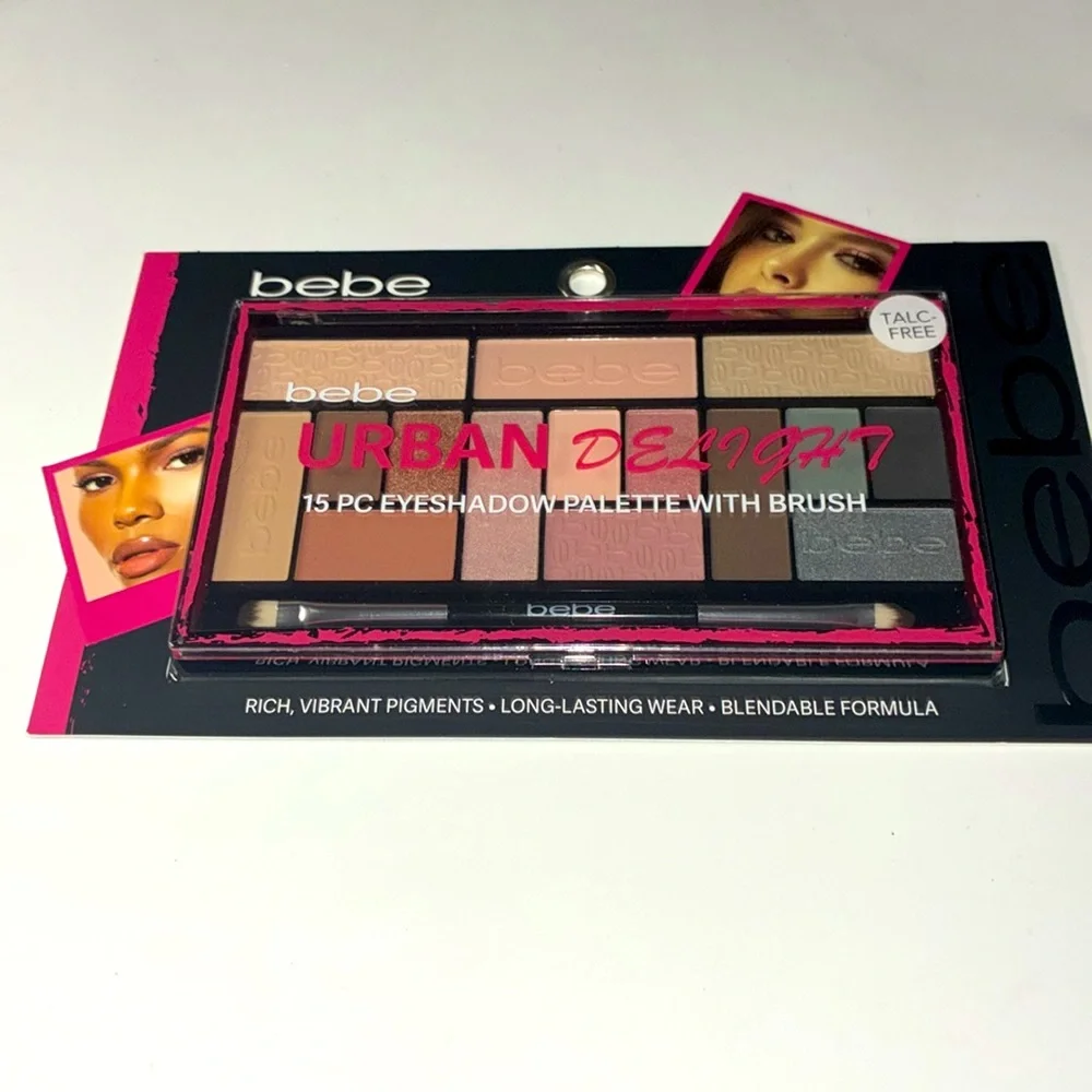bebe 15-Piece Eyeshadow Palette – Urban Delight